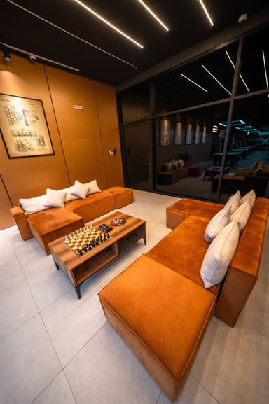 Chessboard in the board games lounge